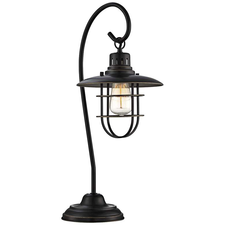 Image 2 Lite Source Laterna II 23" High Deep Bronze Metal Table Lamp