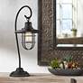 1_Lite Source Laterna II 23" High Deep Bronze Metal Table Lamp