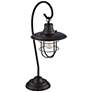 3_Lite Source Laterna II 23" High Deep Bronze Metal Table Lamp more views