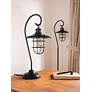 4_Lite Source Laterna II 23" High Deep Bronze Metal Table Lamp more views