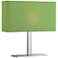 Lite Source Levon Lime Green Shade Rectangular Table Lamp