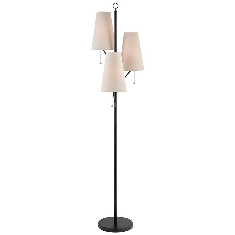 Image 2 Lite Source Linnea Soft Bronze 3-Light Floor Lamp