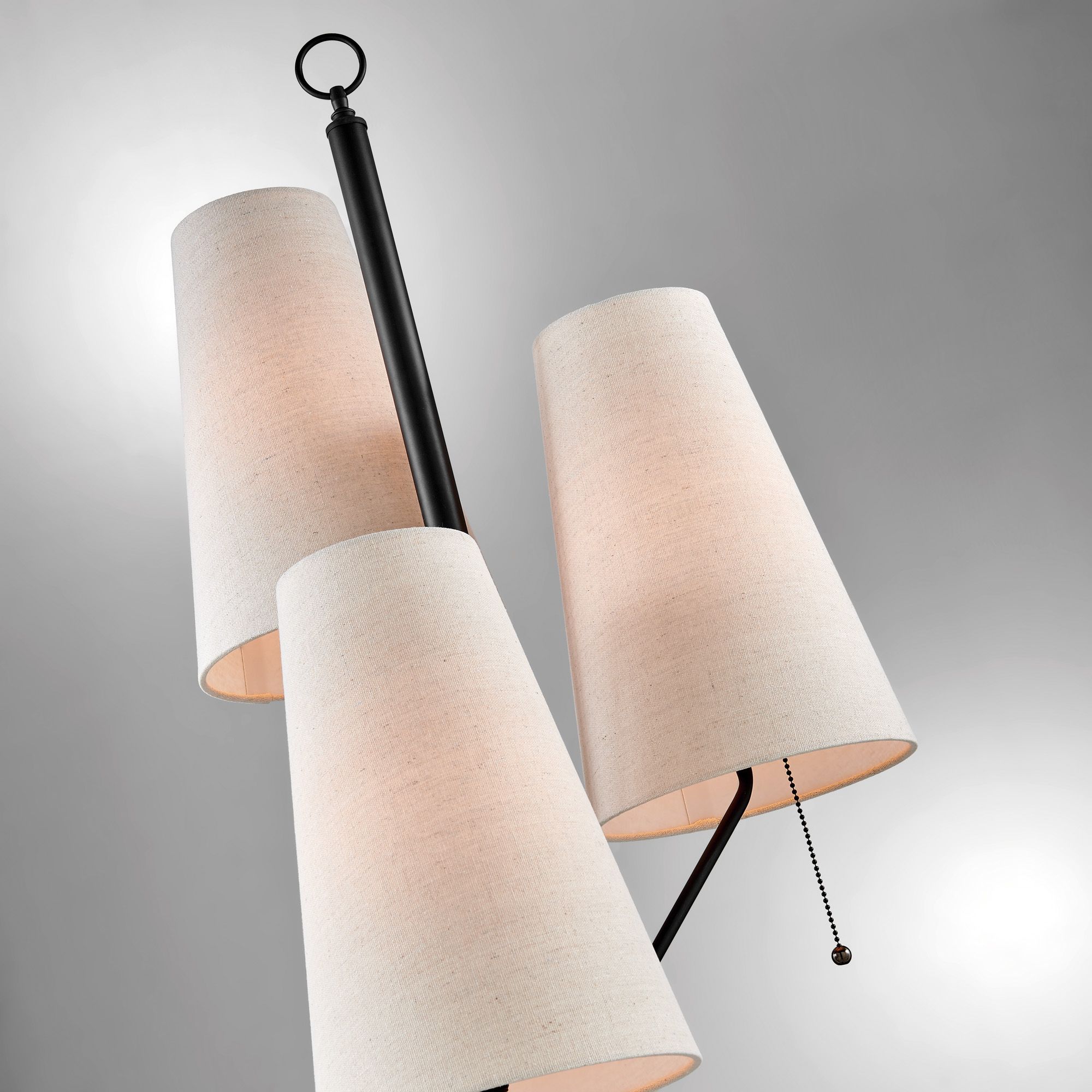 Image 4 Lite Source Linnea Soft Bronze 3-Light Floor Lamp more views