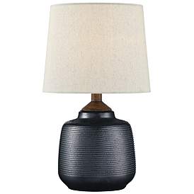 Image1 of Lite Source Lismore 17" High Painted Bronze Accent Table Lamp