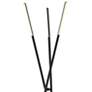 3_Lite Source Lorant 73 1/2" Black Metal LED Modern Tripod Floor Lamp more views
