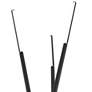5_Lite Source Lorant 73 1/2" Black Metal LED Modern Tripod Floor Lamp more views