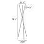6_Lite Source Lorant 73 1/2" Black Metal LED Modern Tripod Floor Lamp more views