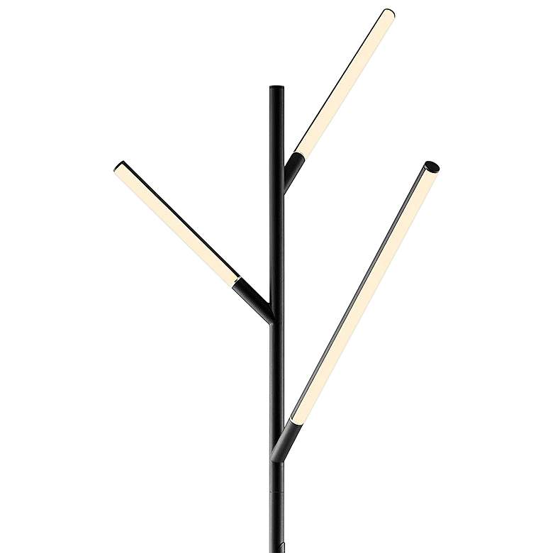Image 3 Lite Source Lorant 74 1/2" Black Metal LED Modern Tree Floor Lamp more views