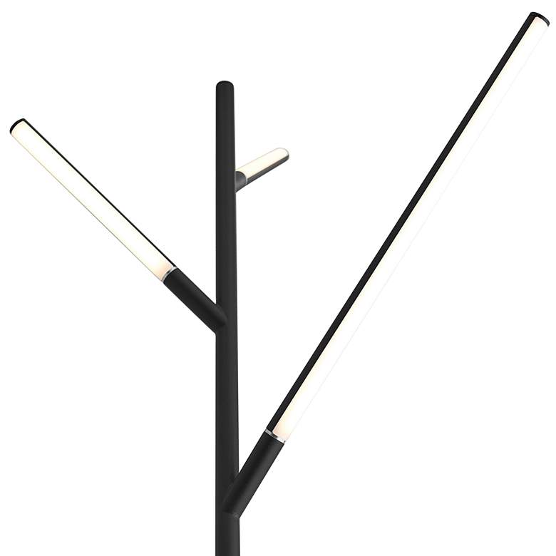 Image 5 Lite Source Lorant 74 1/2" Black Metal LED Modern Tree Floor Lamp more views