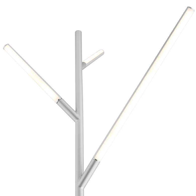 Image 5 Lite Source Lorant 74 1/2" Silver Metal Modern LED Tree Floor Lamp more views