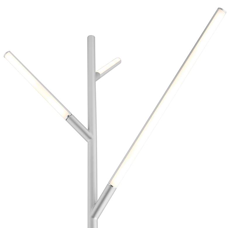 Image 5 Lite Source Lorant 74 1/2 inch Silver Metal Modern LED Tree Floor Lamp more views