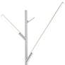 Lite Source Lorant 74 1/2" Silver Metal Modern LED Tree Floor Lamp
