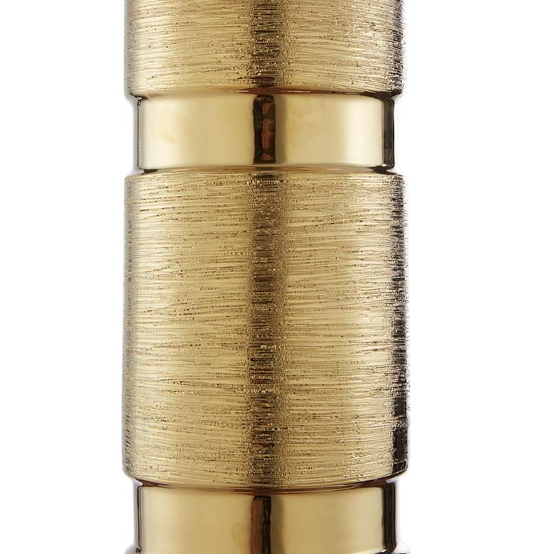 Image 5 Lite Source Lucano 25" Brushed Gold Ceramic Table Lamps Set of 2 more views