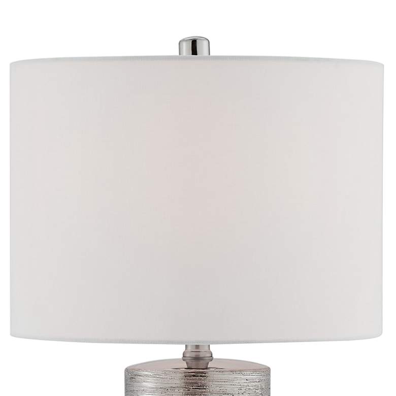 Image 3 Lite Source Lucano 25" High Silver Ceramic Table Lamps Set of 2 more views