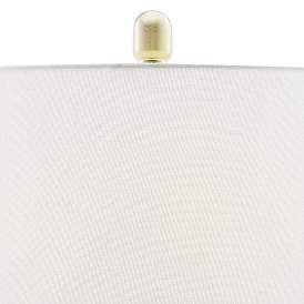 Image3 of Lite Source Lucera White Ceramic Table Lamp more views