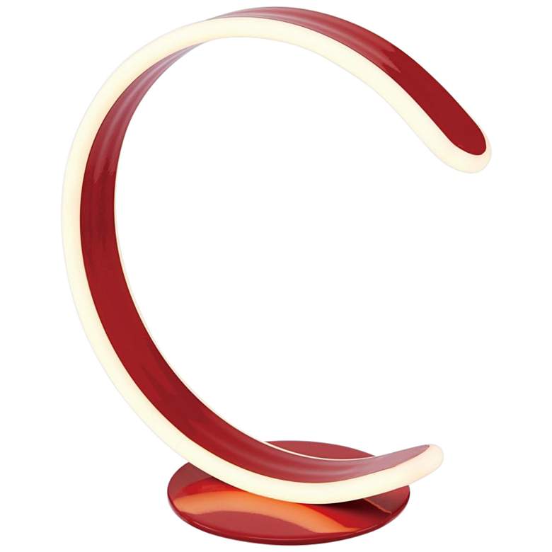 Image 2 Lite Source Luma 12 1/2" High Red LED Accent Table Lamp