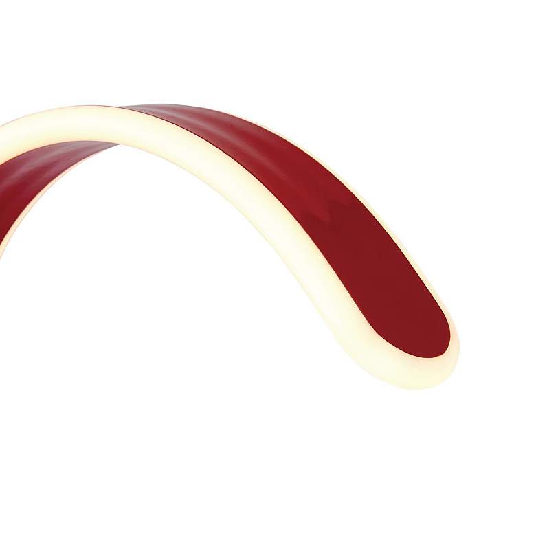 Image 3 Lite Source Luma 12 1/2" High Red LED Accent Table Lamp more views
