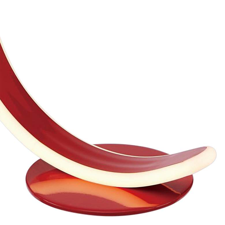 Image 4 Lite Source Luma 12 1/2" High Red LED Accent Table Lamp more views