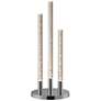 2_Lite Source Lunette 25" High 3-Light Modern Silver Accent Table Lamp