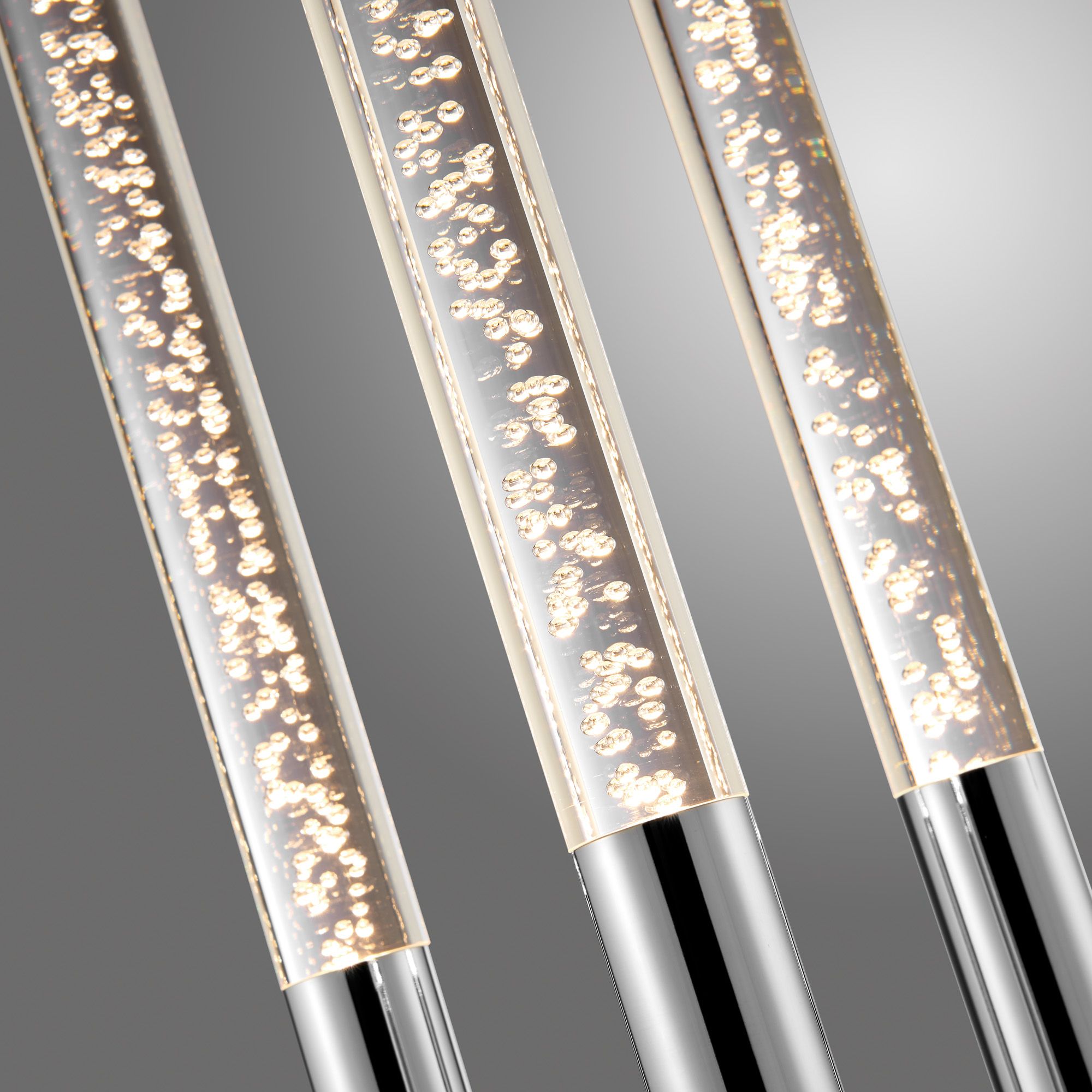 Image 3 Lite Source Lunette 25" High 3-Light Modern Silver Accent Table Lamp more views