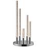 2_Lite Source Lunette 25" High Silver Modern Table Lamp