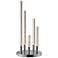 Lite Source Lunette 25" High Silver Modern Table Lamp