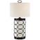 Lite Source Luvenia 28 1/2" Black LED Table Lamp with USB Port