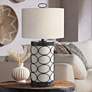 1_Lite Source Luvenia 28 1/2" Black LED Table Lamp with USB Port