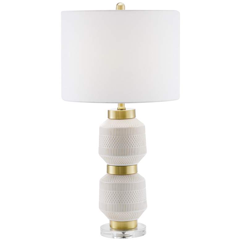 Image 2 Lite Source Madelia 29 1/4" High Modern White Ceramic Table Lamp