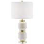 2_Lite Source Madelia 29 1/4" High Modern White Ceramic Table Lamp