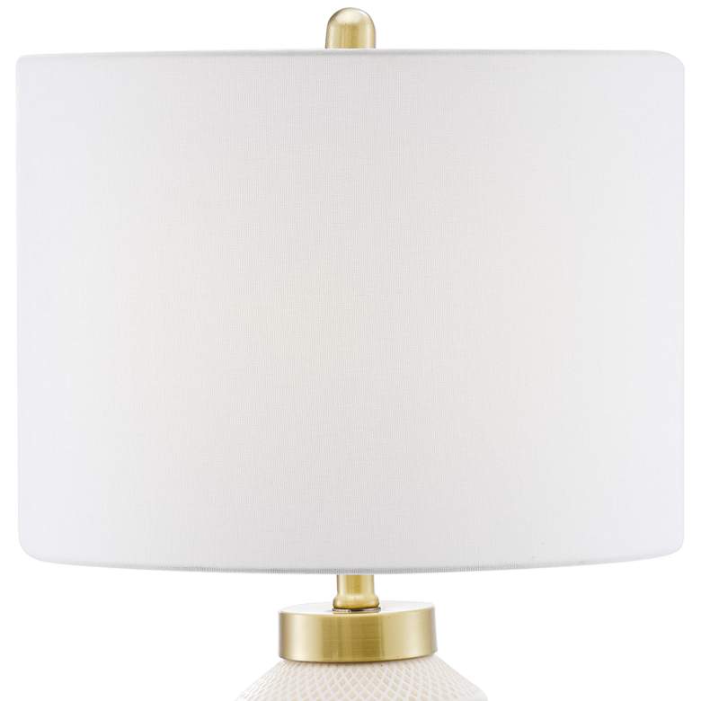 Image 4 Lite Source Madelia 29 1/4" High Modern White Ceramic Table Lamp more views