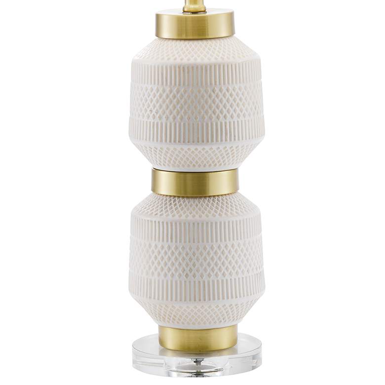 Image 5 Lite Source Madelia 29 1/4" High Modern White Ceramic Table Lamp more views