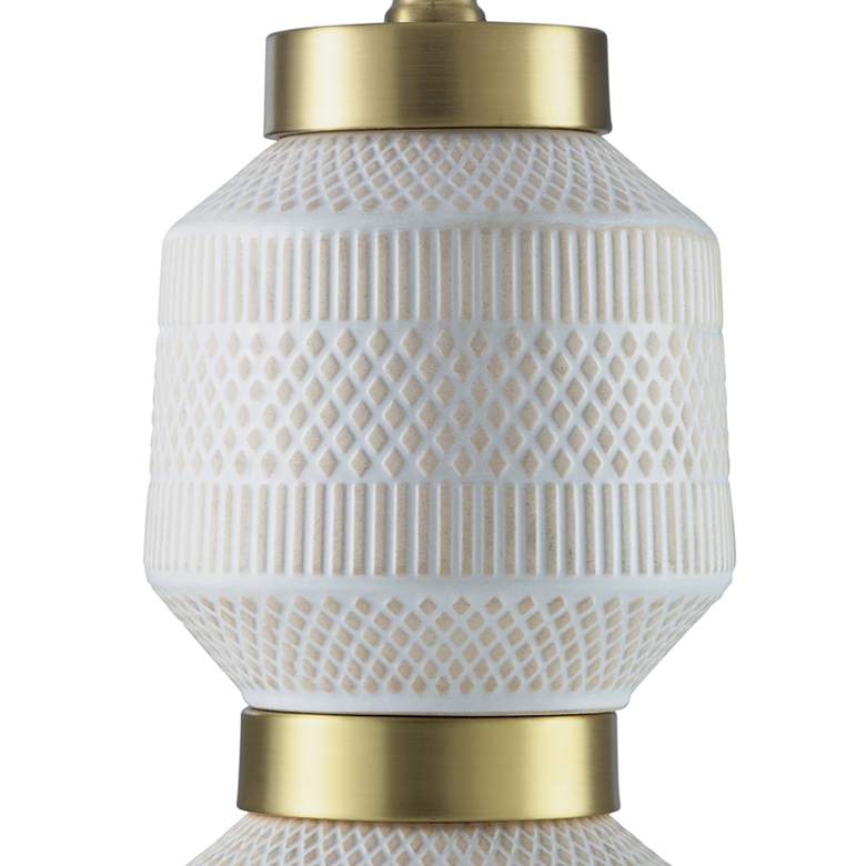 Image 6 Lite Source Madelia 29 1/4" High Modern White Ceramic Table Lamp more views