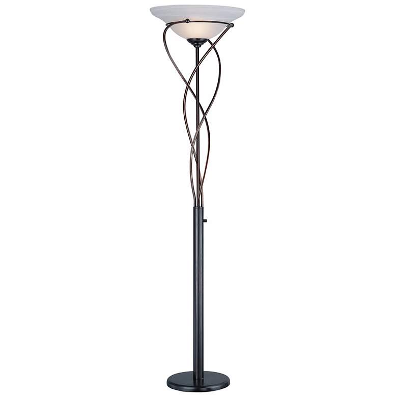 Image 1 Lite Source Majesty Bronze Torchiere Floor Lamp