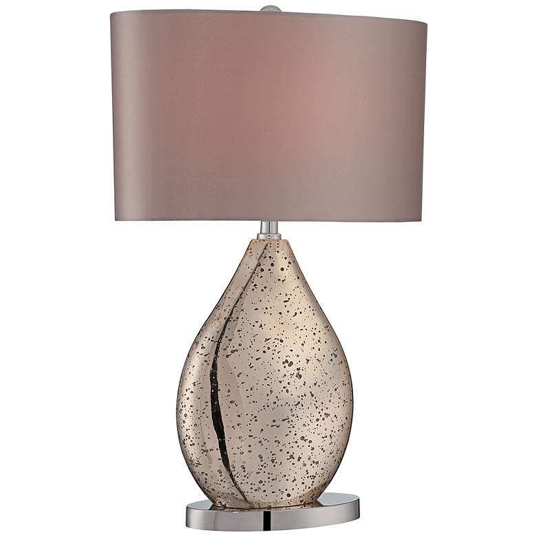 Image 1 Lite Source Mandalay Gold Speckled Glass Table Lamp