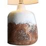2_Lite Source Marco 17 1/4" High White and Brown Ceramic Table Lamp more views