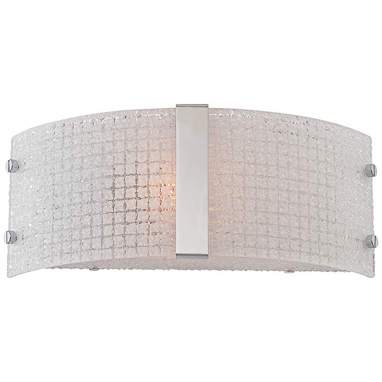 Image 1 Lite Source Maso 12" Wide Textured Quartz Wall Sconce