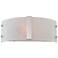Lite Source Maso 12" Wide Textured Quartz Wall Sconce