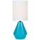 Lite Source Mason 17" High Blue Ceramic Accent Table Lamp