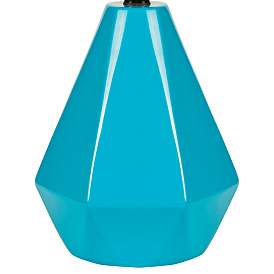 Image2 of Lite Source Mason 17" High Blue Ceramic Accent Table Lamp more views
