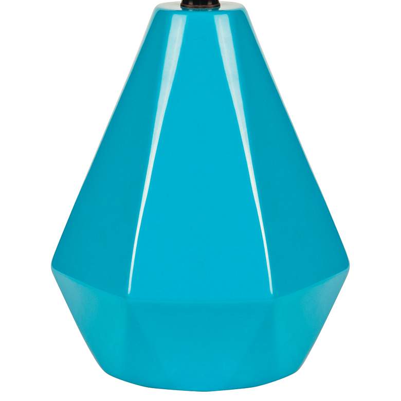 Image 2 Lite Source Mason 17 inch High Blue Ceramic Accent Table Lamp more views