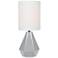 Lite Source Mason 17" High Gray Ceramic Accent Table Lamp