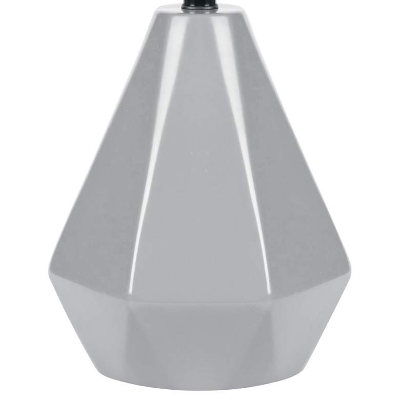 Image 2 Lite Source Mason 17" High Gray Ceramic Accent Table Lamp more views