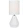 Lite Source Mason 17" High White Ceramic Accent Table Lamp