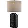 Lite Source Mateo 28" HIgh Modern Black Table Lamp