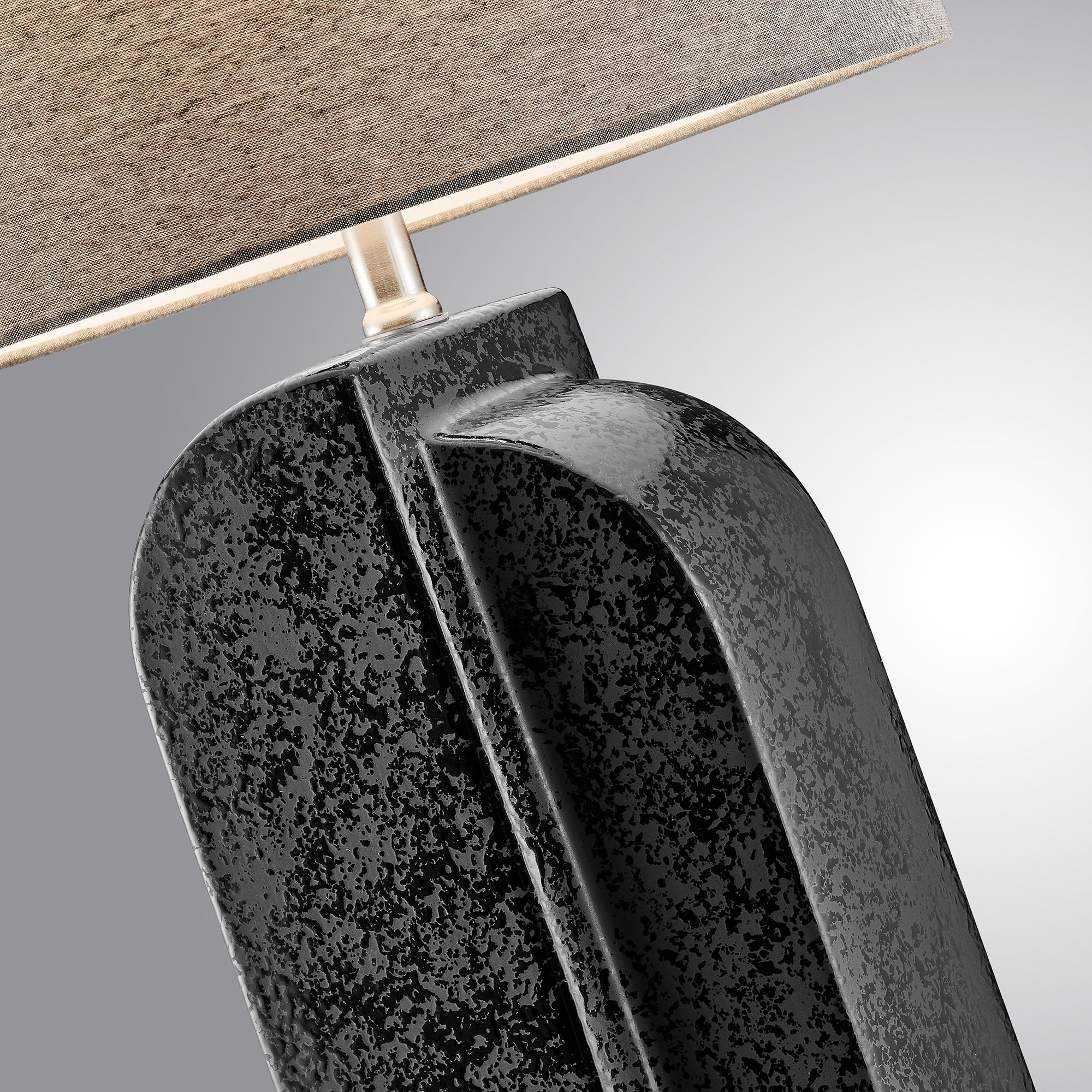 Image 3 Lite Source Mateo 28" HIgh Modern Black Table Lamp more views