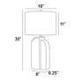 4_Lite Source Mateo 28" HIgh Modern Black Table Lamp more views