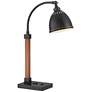 Lite Source Maurizio 25 1/2" Rustic Bronze Desk Lamp with Outlet