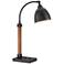 Lite Source Maurizio 25 1/2" Rustic Bronze Desk Lamp with Outlet