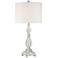 Lite Source Minstrel White Table Lamp